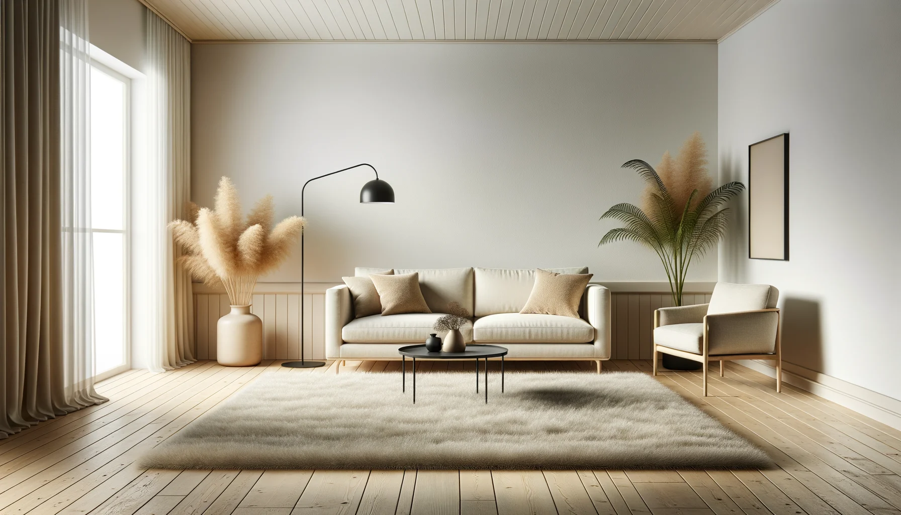 Ryamatta 200x300 cm – Sveriges populäraste storlek placerad under soffa och soffbord