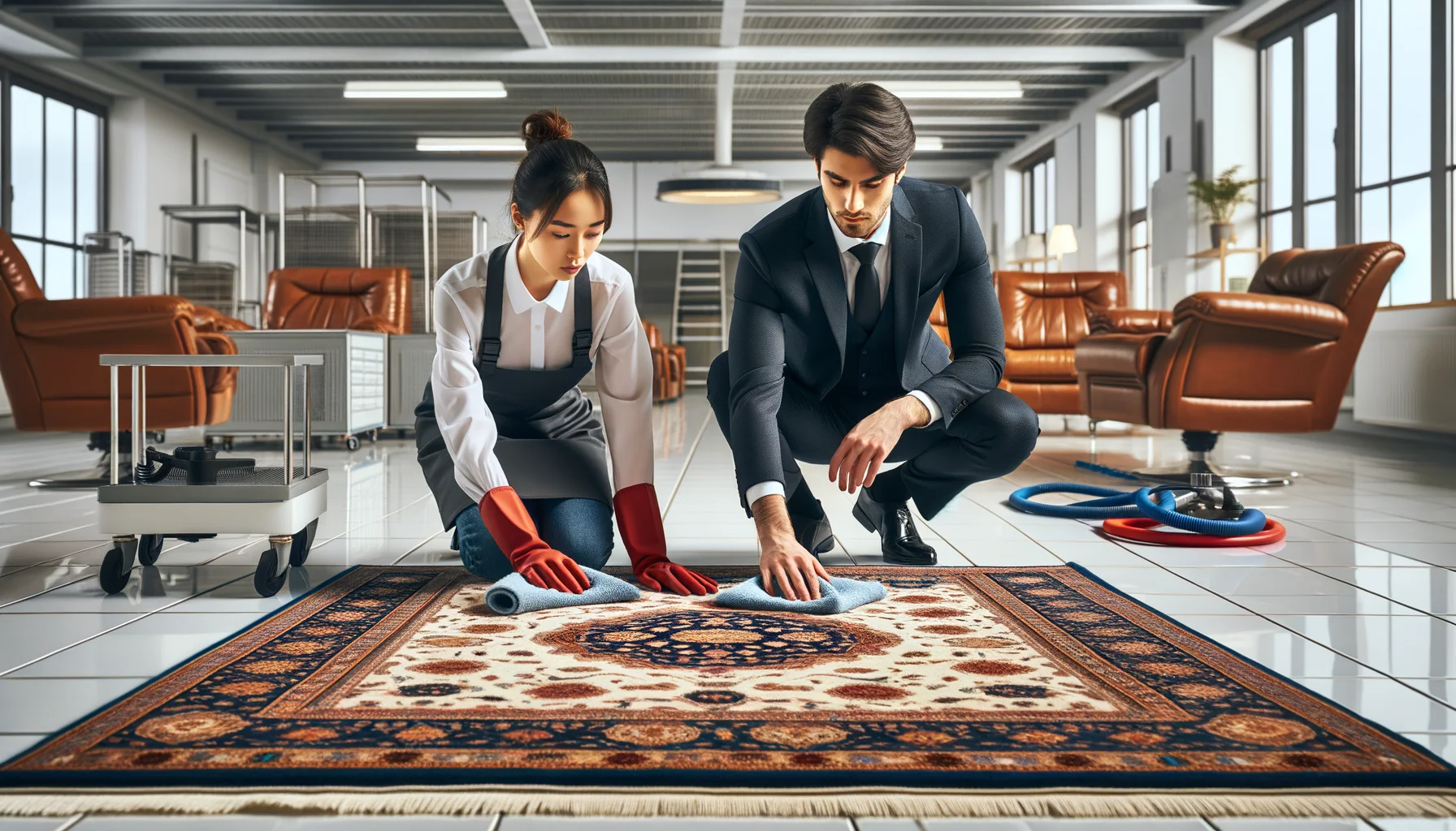 Professionell djuprengöring av ryamatta – när hemmabehandling inte räcker